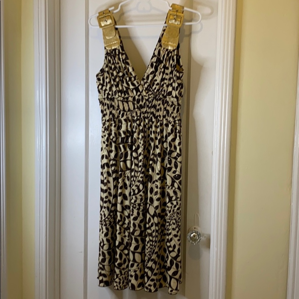 Parisline Buckle-strap dress